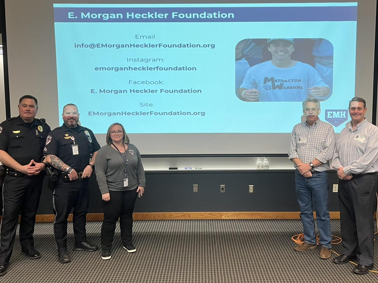 EMHF partners with the Lower Providence Township PD and Methacton School District