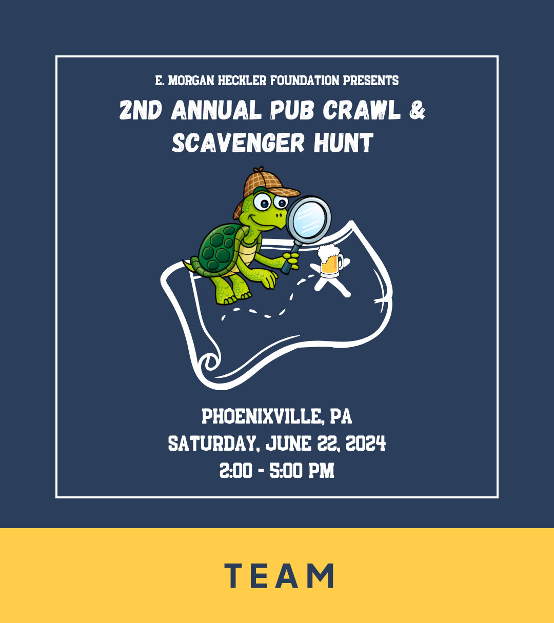 2nd Annual Pub Crawl & Scavenger Hunt – Saturday June 22nd, 2024 – Team